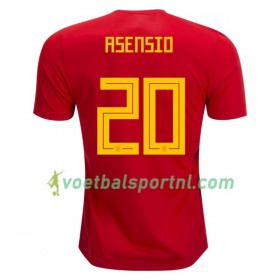 Spanje Asensio 20 Thuis Shirt WK voetbal 2018